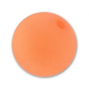 Perle ronde Polaris Dépolie 12 mm Orange Fluo x1