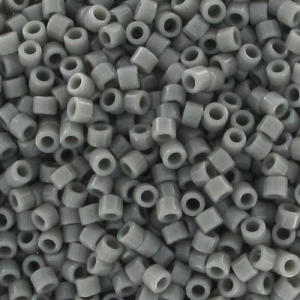 Miyuki Delica 11/0 DB0731 - Opaque Gray x8g