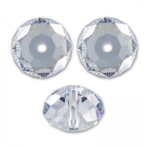 Ronde aplatie PureCrystal 5040 6 mm Crystal Blue Shade x1