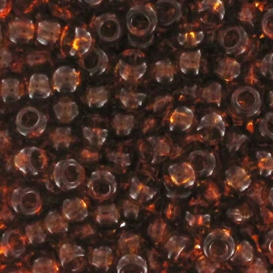 Perles rocailles Preciosa  11/0 2 mm - Dark Topaz x20g