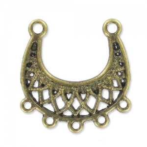 Intercalaire décor losanges 26 mm bronze x1