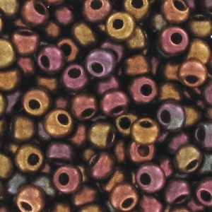 Preciosa Perles rocailles 9/0 2.5 mm - Metallic Iris Satin x10g