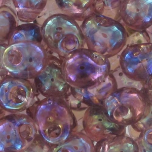 Mini-gouttes Miyuki 3.4 mm DP256 - Tr Smoky Amethyst AB x8g