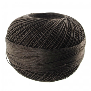 Fil de coton Lizbeth taille 40 Dark Fudge n°697 x274m
