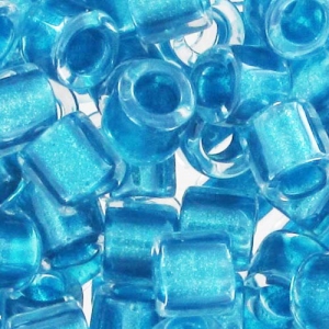 Miyuki Delica 8/0 DBL0905 - Spkl Blue Lined Crystal x8g