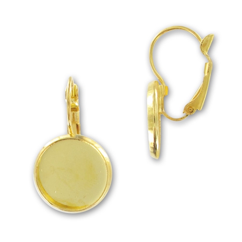 Dormeuses Porte cabochon 14 Mm Dor X4 Perles Co dormeuses-porte-cabochon-14-mm-dor-x4-perles-co