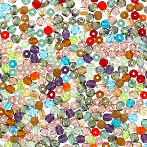 Assortiment de facettes 3 mm - Multicolore x50g