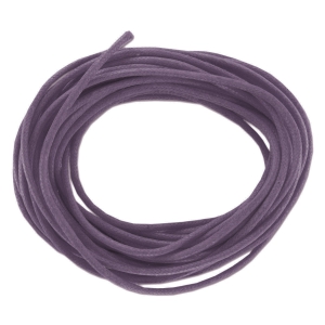 Coton ciré 1,5 mm Aubergine x5 m