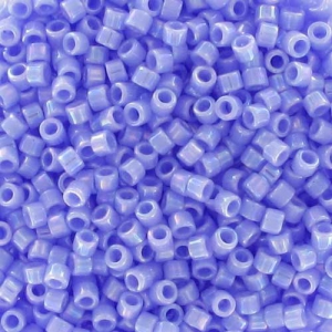 Miyuki Delica 11/0 DB1577 - Opaque Agate Blue AB x8g