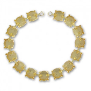 Bracelet sertis pour cabochons PureCrystal 1028/1088/1122 8 mm - Doré x1