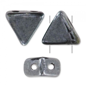 Khéops® par Puca® 6 mm Jet Hematite x10g