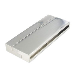 Fermoir aimanté 42x17 mm rhodié x1