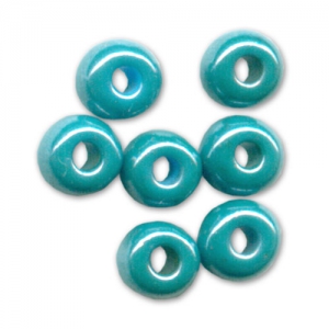 Preciosa Perles rocailles 6/0 4 mm - Aigue Lustré Vert x20g