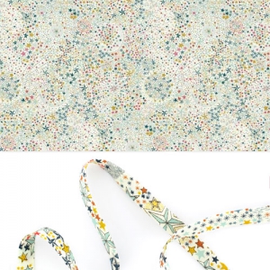 Biais en tissu Liberty - Adelajda - Orange x1m