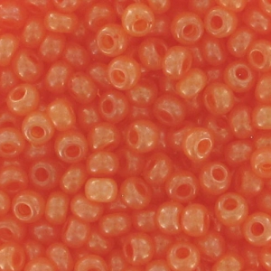 Perles rocailles Preciosa 9/0 2.5 mm - Orange Alabaster x10g