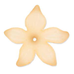 Fleur 27 mm Peach Frosted