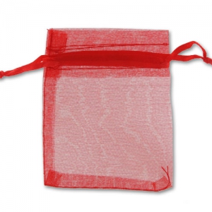 Sachets Organza 70x90 mm Rouge x20