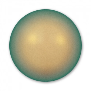 Cabochon Nacré PureCrystal 5817 10 mm Iridescent Green Pearl x1