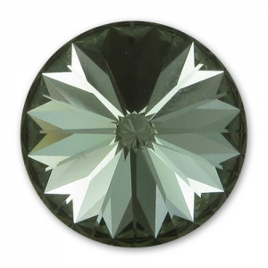 Cabochon PureCrystal 1122 Rivoli 8 mm Black Diamond x1