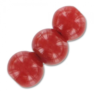 Rondes 6 mm Rouge x15