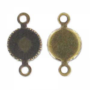 Serti intercalaire pour cab fond plat 5 mm bronze x1