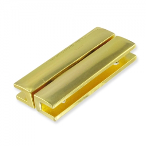 Fermoir aimanté 40x18 mm doré x1