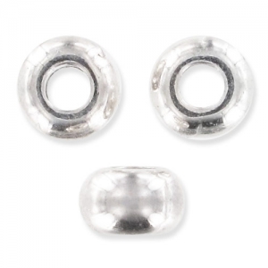 Rondes aplaties 5x3,1 mm argenté x20