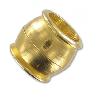 Fermoir aimanté 15x14 mm pour cordon 10 mm Doré à l'or fin x1