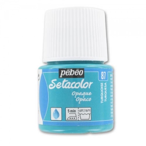 Peinture Setacolor Opaque Turquoise (n°87) x45ml