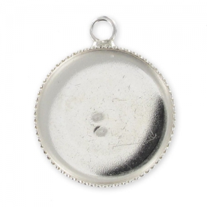 Pendentif En Argent 925 Serti D'une Améthyste En Cabochon - Ciselé - Style Ethnique - Neuf Sans étui