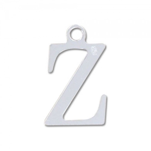 Breloque lettre Z - 15 mm en Argent 925 x1