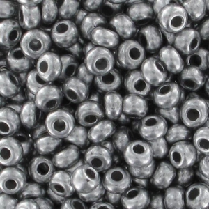 Perles rocailles Preciosa  11/0 2 mm - Argenté x20g