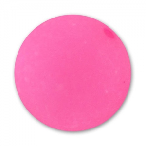 Perle ronde Polaris Dépolie 16 mm Rose Fluo x1