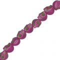 Perle Tête de mort en Howlite teintée 13 mm Purple x1