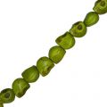 Perle Tête de mort en Howlite teintée 13 mm Olive x1