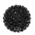 Demi-boule plasticine strass Coréen 20 mm Crystal AB x1