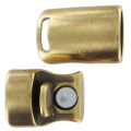 Fermoir aimanté pour cuir Regaliz bronze x1