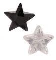 Cabochons en Oxyde de Zirconium étoile 5 mm Golden Shadow x10