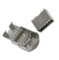Fermoir pour lacet 14 mm Acier inoxydable x1