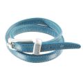 Fermoir ceinture pour lacet 10 mm argenté