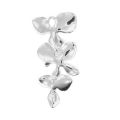Pendentif grappe de fleurs 32 mm Placage argent fin
