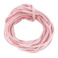 Lacet Suedine 3x1.5 mm Light Rose pailleté x 2.8 m