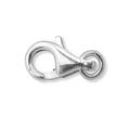 Charm Lettre Alphabet Argent 925/1000 'I' - Pendentif Avec Fermoir Mousqueton