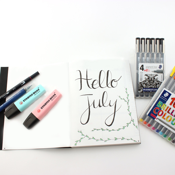 Schéma Bullet journal - idées et inspirations pour le début de l