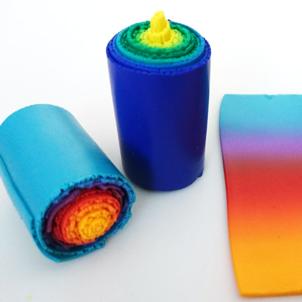 Schéma Comment créer un dégradé en pâte polymère et une cane cible ? Schéma Comment créer un dégradé en pâte polymère et une cane cible ?