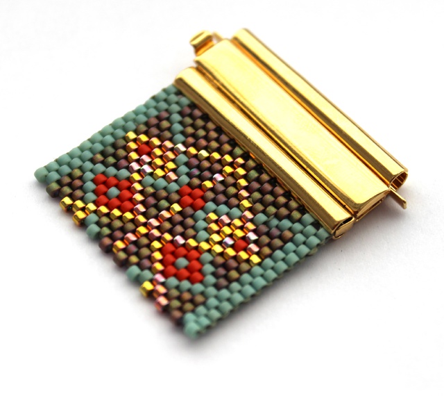 Schéma Comment adapter le tissage Peyote à un embout pour tissage ? Schéma Comment adapter le tissage Peyote à un embout pour tissage ?