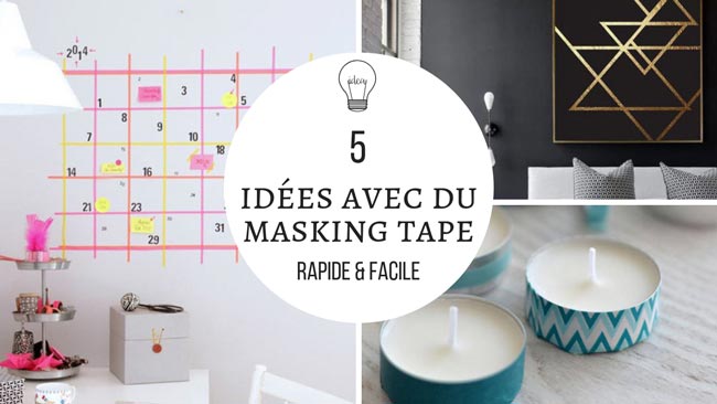 5 Idees Deco Avec Du Masking Tape Perles Co