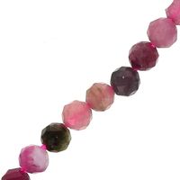 perles tourmalines rose