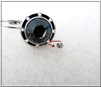 Comment tisser des dormeuses pour tissage porte cabochon Sawrovski ?