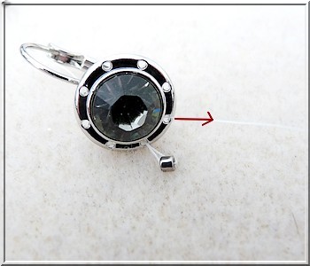 Comment tisser des dormeuses pour tissage porte cabochon Sawrovski ?